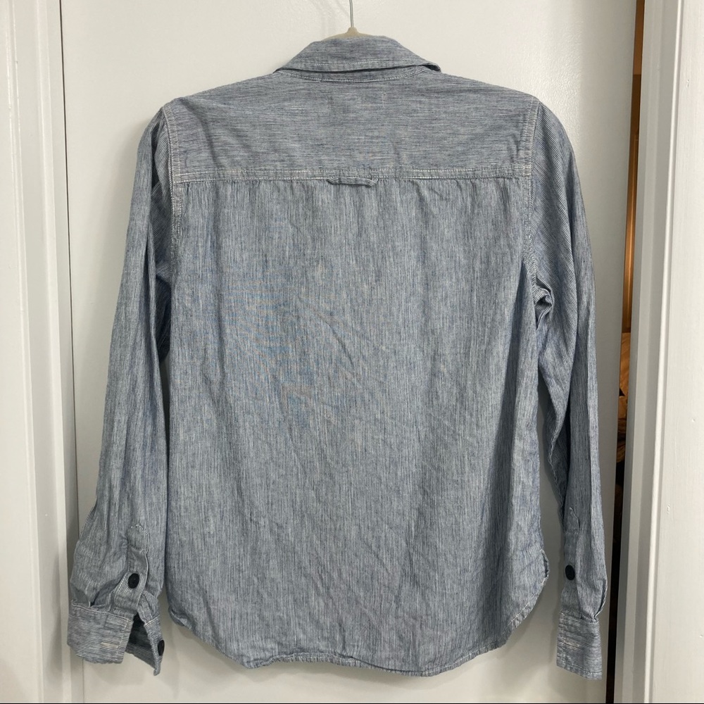 Rivet And Thread Striped Popover Top - image 3